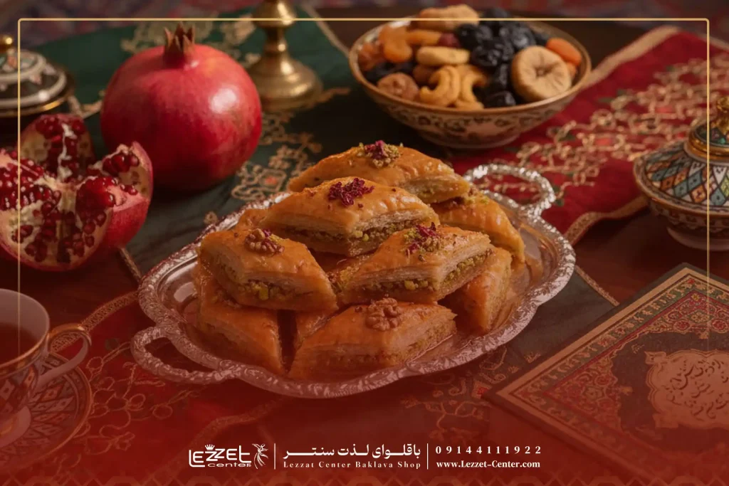 بهترین باقلوا در شب یلدا